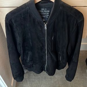 Lucky Brand Suede Bomber